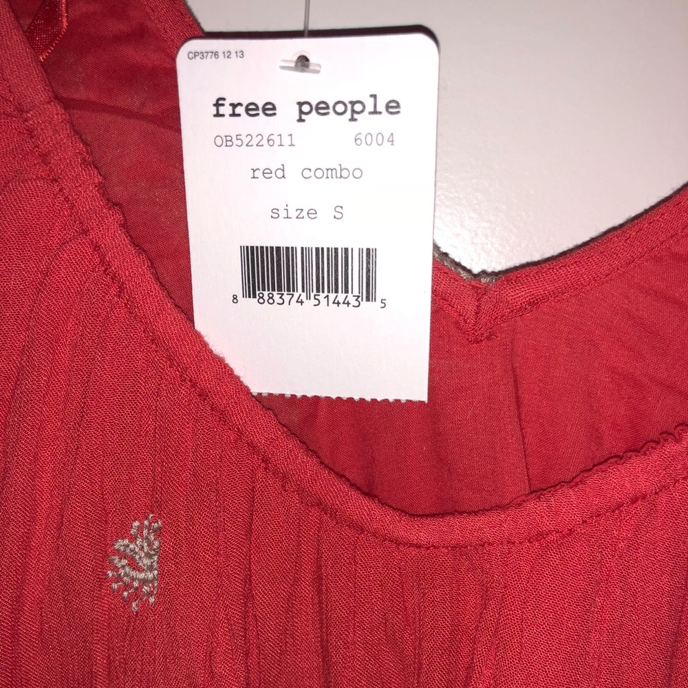 Free people red dress